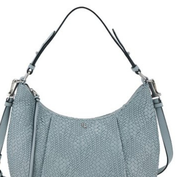 • HP {Elliott Lucca} Bali Woven Leather Hobo Bag